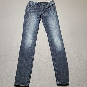 Lucky Brand Womens Jeans 2/26 Lolita Skinny Blue Stretch Faded Front